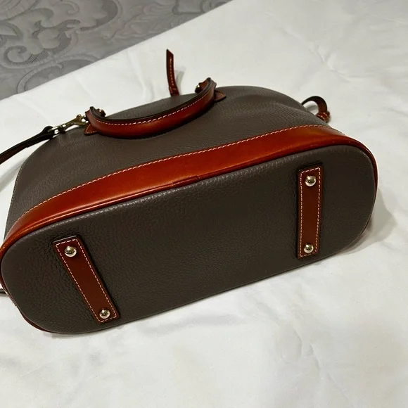 Dooney & Bourke Elephant Leather Satchel - Picture 3 of 10